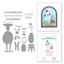Load image into Gallery viewer, Hay There Stamp &amp; Die Set Spellbinders SDS-201