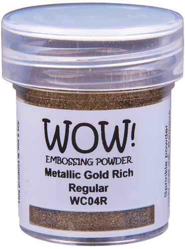Metallic Gold Rich Regular Wow Embossing Powder WC04R(O)