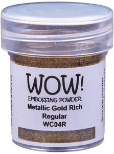 Metallic Gold Rich Regular Wow Embossing Powder WC04R(O)