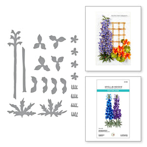 Delphinium Flower Dies Spellbinders S4-1326