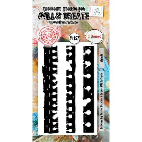Shredz Clear Stamp Set Aall & Create #1157