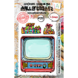 Retro Treasures Clear Stamp Set Aall & Create #1219