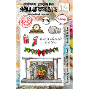 Hearth of the Home Clear Stamp Set Aall & Create #1195