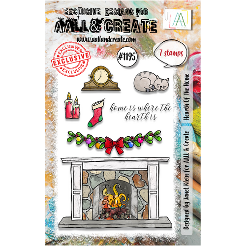 Hearth of the Home Clear Stamp Set Aall & Create #1195