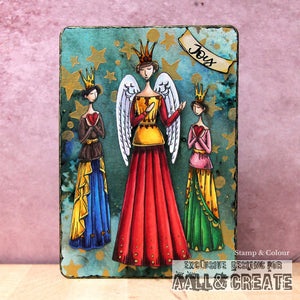 Angel Wings 4x6” Clear Stamp Set Aall & Create #1220