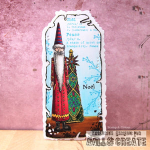 Santa’s Workshop Wonders 4x6” Clear Stamp Set Aall & Create #1216