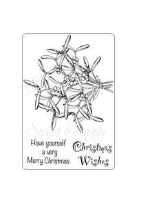 Mistletoe A6 Stamp Set Sweet Poppy SPSTMP_MistletoeA6