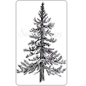 Large Fir Tree Stamp Sweet Poppy SPSTMP_lgefirtree