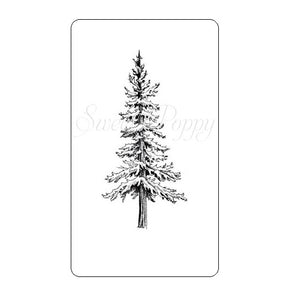 Small Fir Tree Stamp Sweet Poppy SPSTMP_smlfirtree