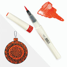 Load image into Gallery viewer, Orange Winkles Glitter Marker CO729024