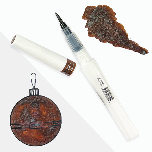Deep Brown Winkles Glitter Marker CO729040
