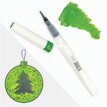 Load image into Gallery viewer, Lime Green Winkles Glitter Marker CO729026