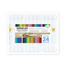 Load image into Gallery viewer, Winkles Glitter Marker Set 12 Markers in Carry Case CO729046