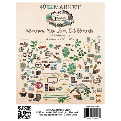 Wherever - Mini Laser Cut Elements 49 & Market WHE-26085