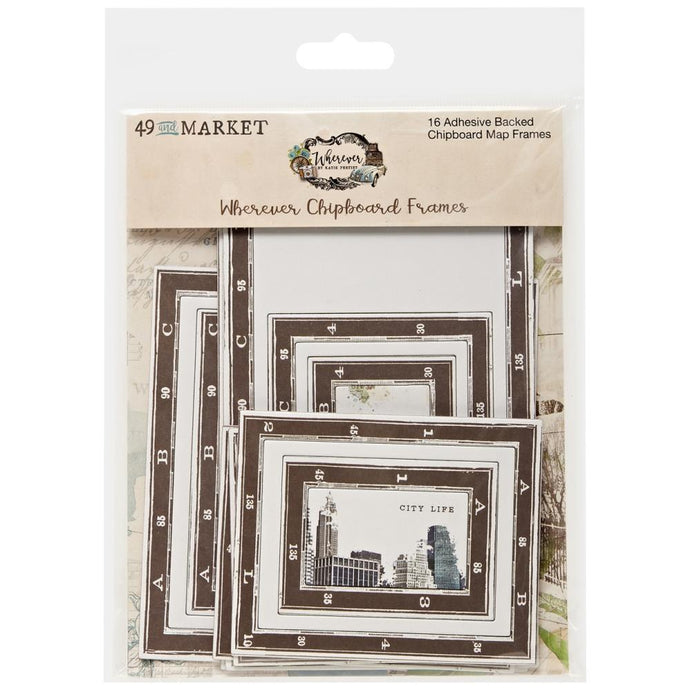 Wherever Chipboard Frames 49 & Market WHE-26146