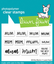 Load image into Gallery viewer, All the Mums Clear Stamp Lawn Fawn LF3457