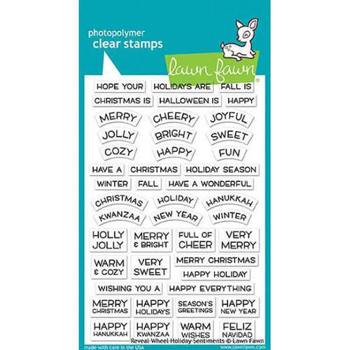 Reveal Wheel Holiday Sentiments LF1772 Lawn Fawn