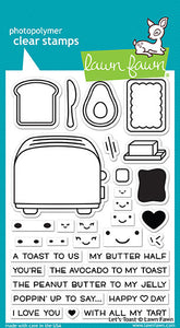 Let’s Toast Stamp Set LF1820 Lawn Fawn