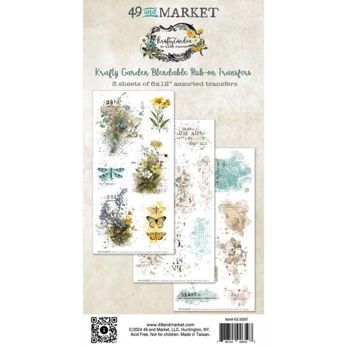Krafty Garden - Blendable Rub-on Transfers 49 & Market KG26597