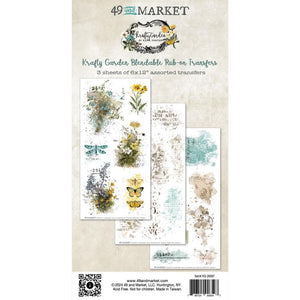 Krafty Garden - Blendable Rub-on Transfers 49 & Market KG26597