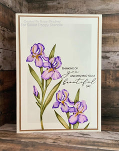 Iris Stamp Sweet Poppy SPSTMP_iris