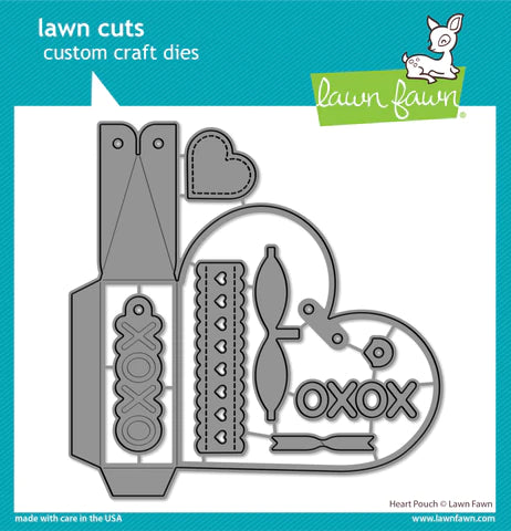 Heart Pouch Dies LF3318 Lawn Fawn