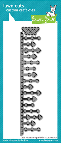 Little Heart Strings Border Dies LF3317 Lasn Fawn