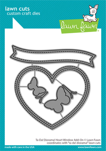 Ta Da! Diorama! Heart Window Add-on Dies