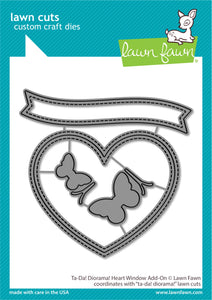 Ta Da! Diorama! Heart Window Add-on Dies