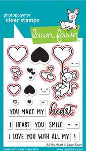 All My Heart Dies LF3309 Lawn Fawn