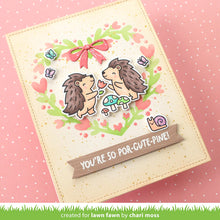 Load image into Gallery viewer, Heart Wreath Stencils LF3323 Lawn Fawn