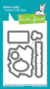 How You Bean? Money Add On Dies Lawn Fawn LF3420
