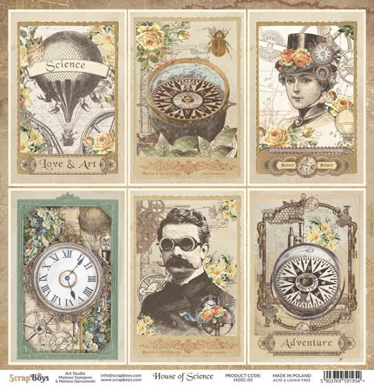 House of Science 12x12” Paper ScrapBoys HOSC-05
