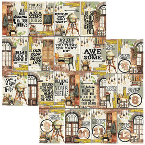 You Did It Academia 12x12 Paper 49 & Market AC28157
