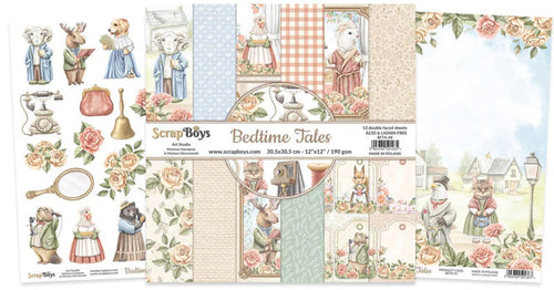 Bedtime Tales 12x12” Paper Pack ScrapBoys BETA-08