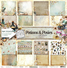 Load image into Gallery viewer, Potions &amp; Posies 12x12” Paper Collection Bee Arty BA0469