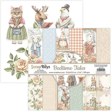 Bedtime Tales 6x6” Paper Pad ScrapBoys Beta-09