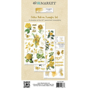 Ochre - Rub-on Transfer Set 49 & Market OCS-26887