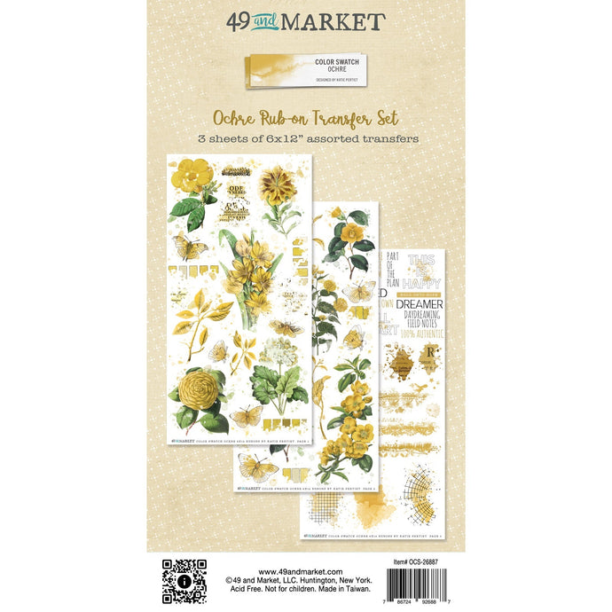 Ochre - Rub-on Transfer Set 49 & Market OCS-26887