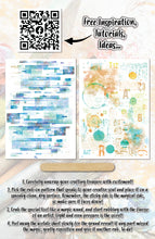 Load image into Gallery viewer, Teal Dreams #2 Rub-on Sheets 2x A5 Aall &amp; Create