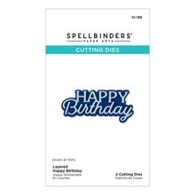 Load image into Gallery viewer, Happy Birthday Layered Dies Spellbinders S1-188