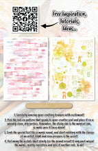 Load image into Gallery viewer, Yellowy Pinksters #4 Rub-on Sheets 2x A5 Aall &amp; Create