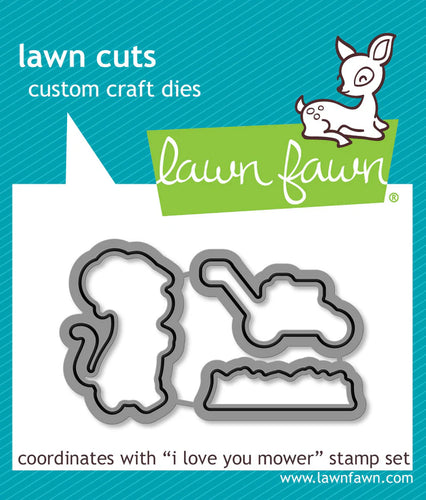 I Love You Mower Die Lawn Fawn LF3751