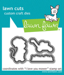 I Love You Mower Die Lawn Fawn LF3751