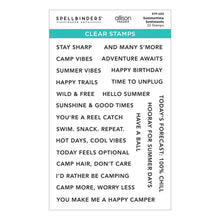 Load image into Gallery viewer, Summertime Sentiments Clear Stamps Spellbinders STP-269