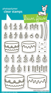 Cake It Easy Stamps Lawn Fawn LF3770