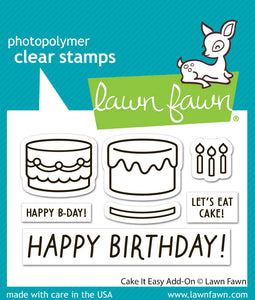 Cake It Easy add on Stamp Lawn Fawn LF3773