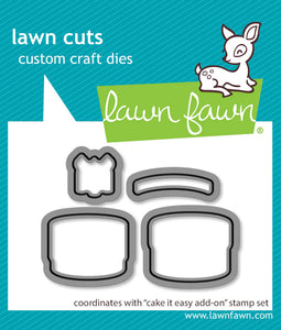 Cake It Easy add on dies Lawn Fawn LF3774