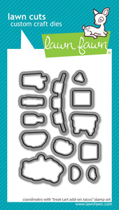 Treat Cart Tacos add on dies Lawn Fawn LF3778