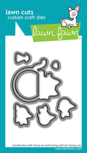 Keep on Swimming add on Dies Lawn Fawn LF3785